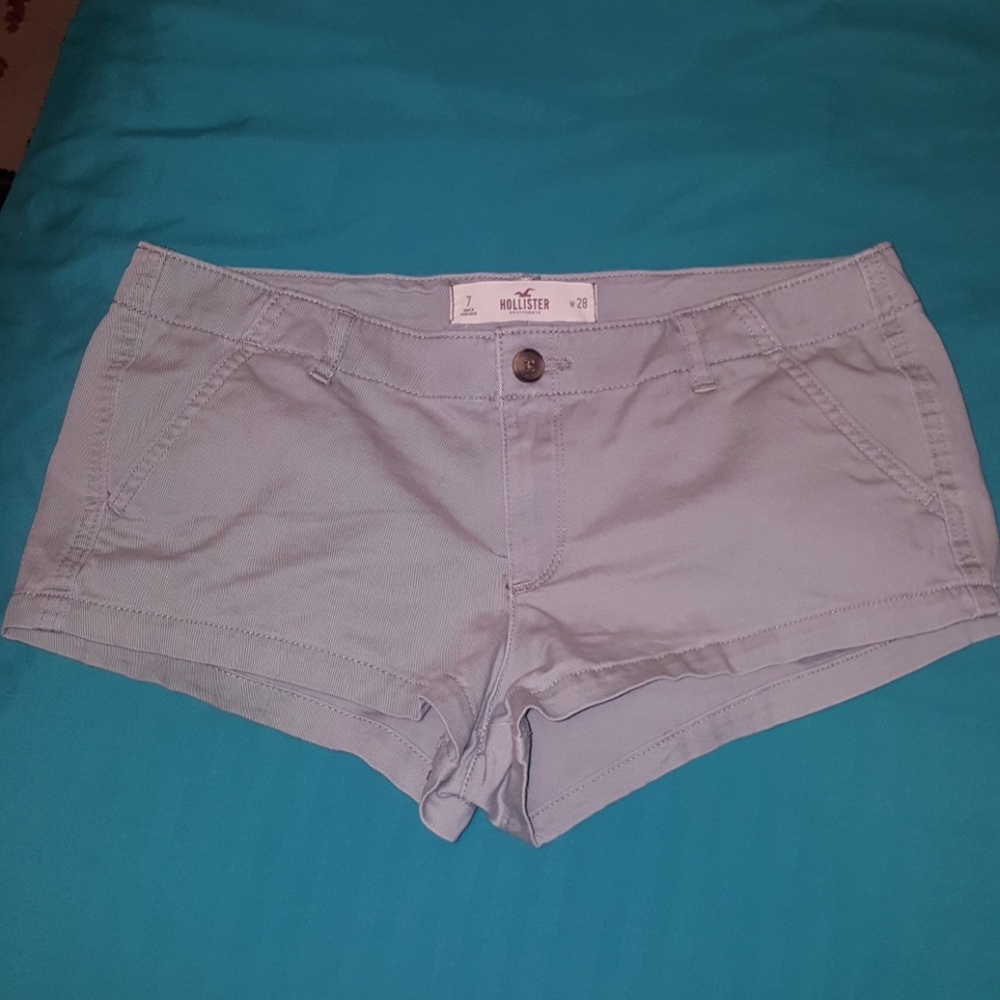 Hollister Light Green Short Shorts
